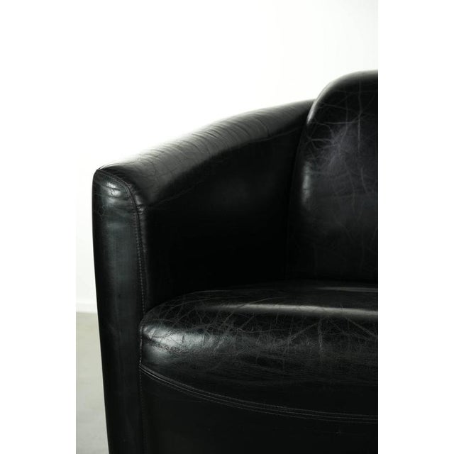 Black Cowhide Aviator Armchairs, Set of 2 For Sale - Image 11 of 14