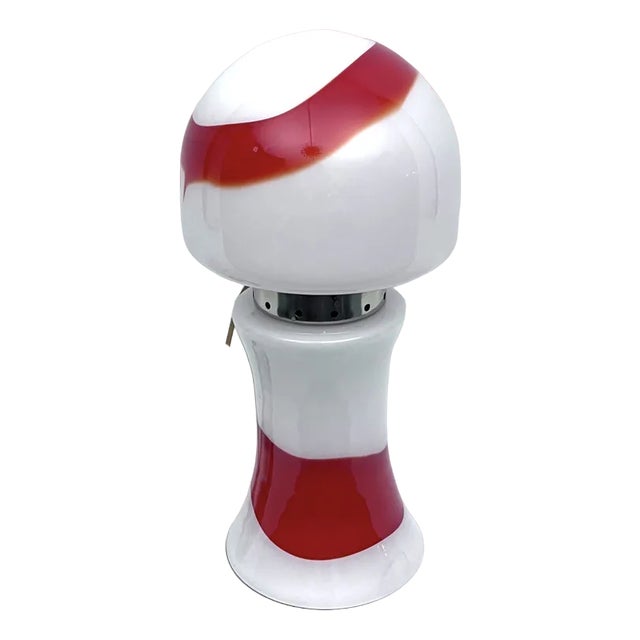 Space Age Murano Glass Table Lamp from Mazzega, Italy, 1970s For Sale