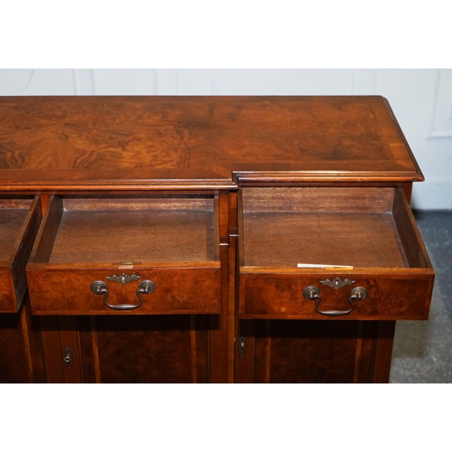 Antique Victorian Burr Walnut Sideboard by Jan Smith Brighton For Sale - Image 12 of 18