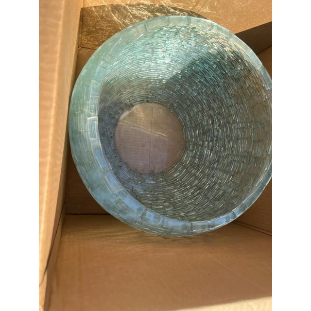 Gundi Stacked Glass Shard Planter Sculpture Bowl For Sale In Los Angeles - Image 6 of 8