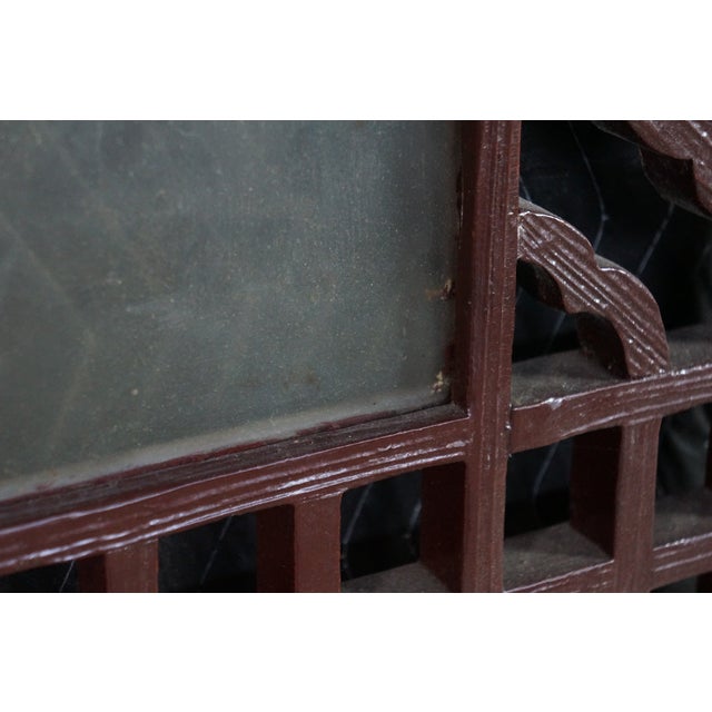Vintage Chinese Hardwood Pierced Lattice Wall Hanging Panels Screen Chinoiserie For Sale - Image 15 of 17