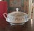 A classic full China set for 12 with delicate pink, blue, green, and yellow floral details. The gold trim adds an elevated...