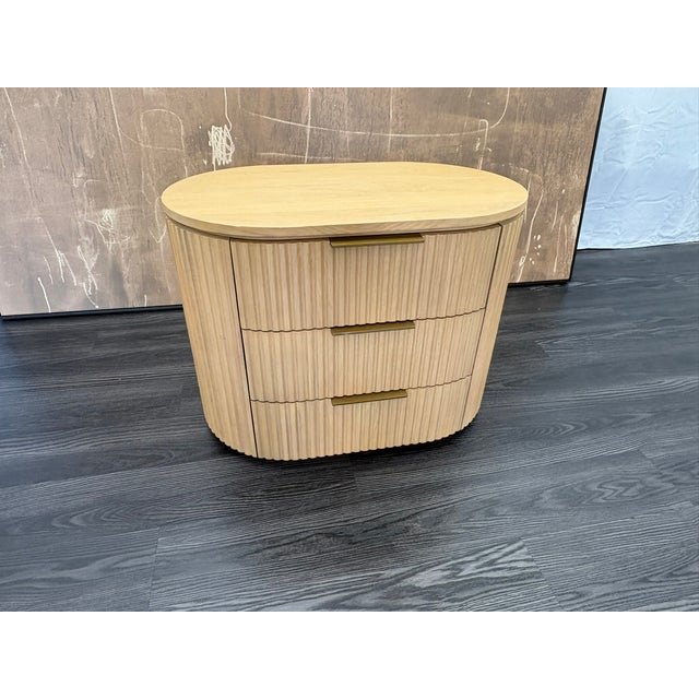 Wood Rh Byron Closed Nightstand – 32" Light Oak | Designed by Harrison & Nicholas Condos For Sale - Image 7 of 18