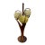 Mid-Century Spaghetti-Lucite Bent-Plywood Table Lamp For Sale