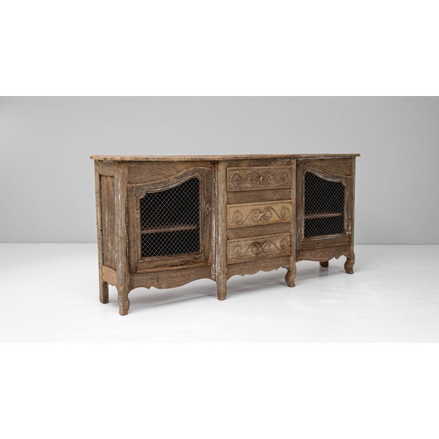 19th Century France French Provincial Red Wood Storage Cabinets & Cupboards For Sale - Image 10 of 11