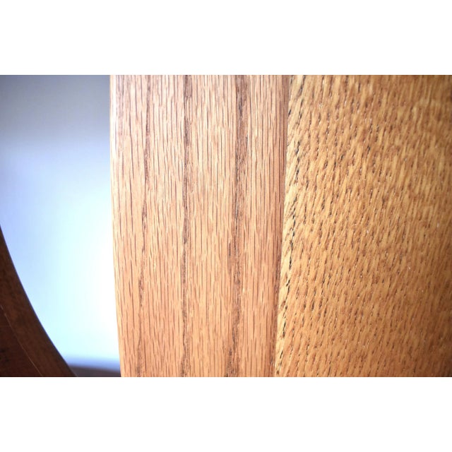 Mid-Century Modern Sculptural Oak Wood Table Lamps - a Pair For Sale - Image 10 of 11