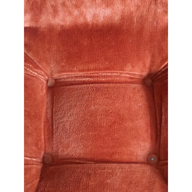 Vintage Velvet and Chrome Chairs by Gastone Rinaldi, 1970, Set of 2 For Sale - Image 9 of 16