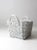 Vintage Large White Storage Basket For Sale - Image 10 of 13