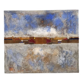 Frutos María, Towns, 2014, Mixed Media on Board For Sale