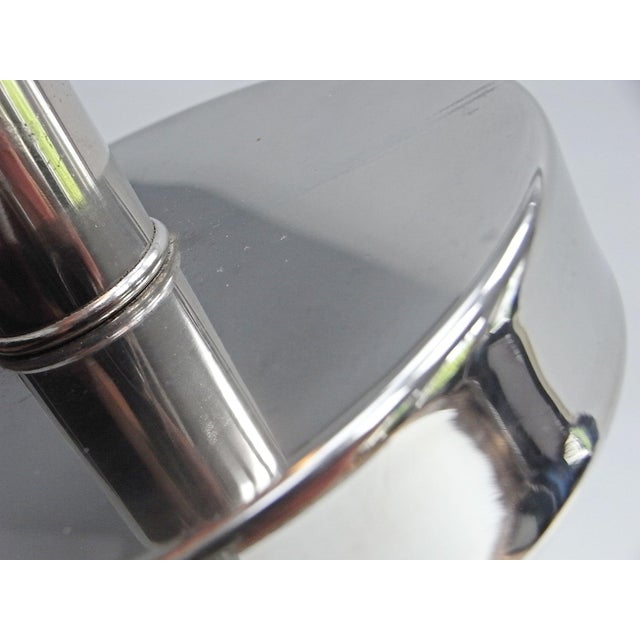 Vintage Chromed Table Lamp from Gunter Lambert, 1990s For Sale - Image 6 of 10