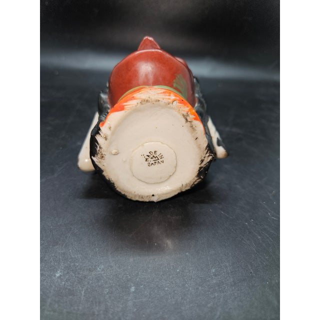 Vintage Ceramic Native American Indian Chief Bank For Sale - Image 4 of 4