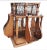 Victorian 20th Century Victorian Style Wood and Iron "Balloon" Birdcage For Sale - Image 3 of 8