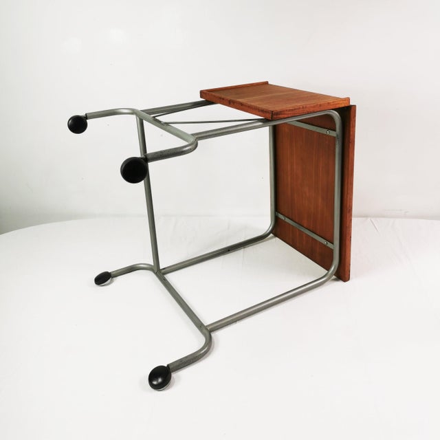 Bauhaus Side Table, Denmark, 1950s For Sale - Image 11 of 15