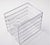Mid-Century Modern Space Age 1970s Palaset Clear Acrylic Stacking Letter Trays - Set of 5 For Sale - Image 3 of 8
