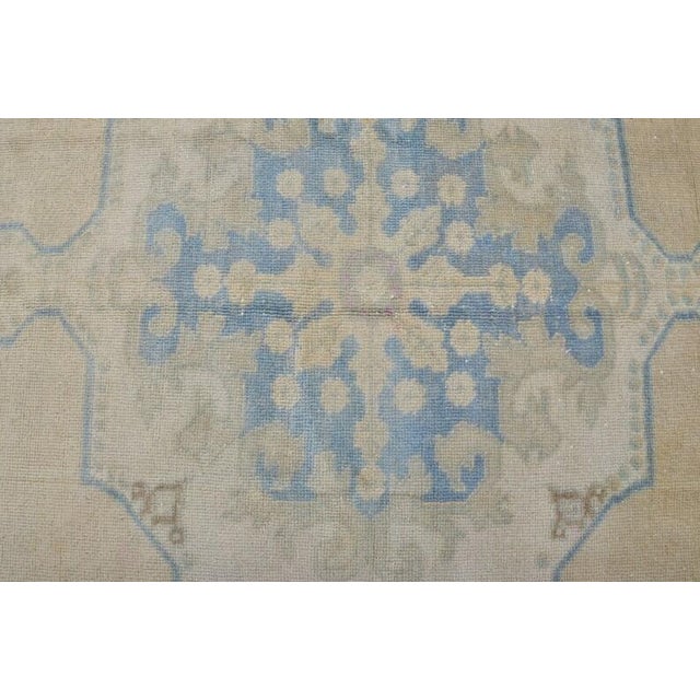 Oushak Handknotted Wool Carpet For Sale - Image 4 of 10