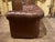Vintage Chesterfield Three-Seater Sofa in Brown Leather, 2010s For Sale - Image 10 of 16