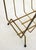 Mid-Century Modern Magazine Rack in Gilt Metal and Wooden Handle, 1950s For Sale - Image 10 of 13