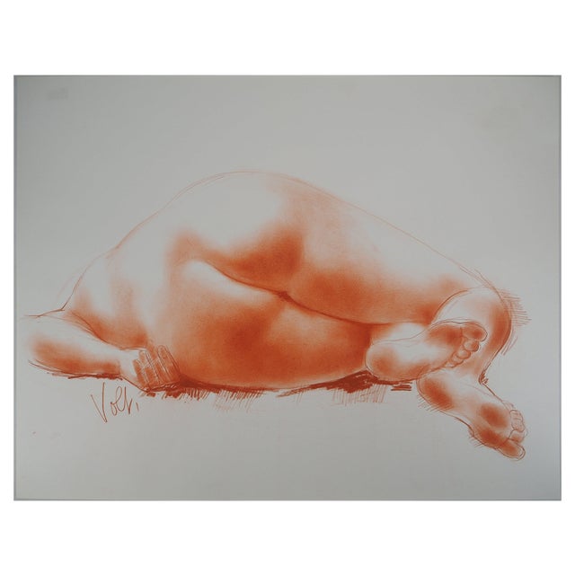 Antoniucci Volti, Sleeping Model, Original Drawing For Sale