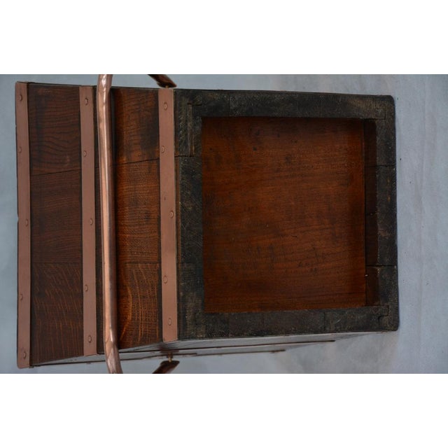 Victorian Oak Coal Bucket, 1870s For Sale - Image 12 of 13