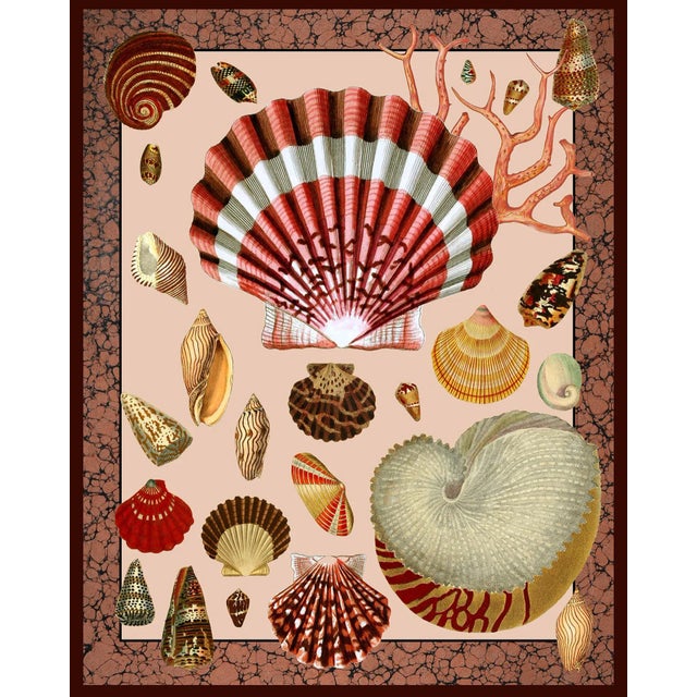 "Coquille " Maximalist Shell Collage Print For Sale In Los Angeles - Image 6 of 6