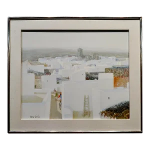 Manuel Tosar Granados -Spanish Pueblo in Andalusia-Oil Painting