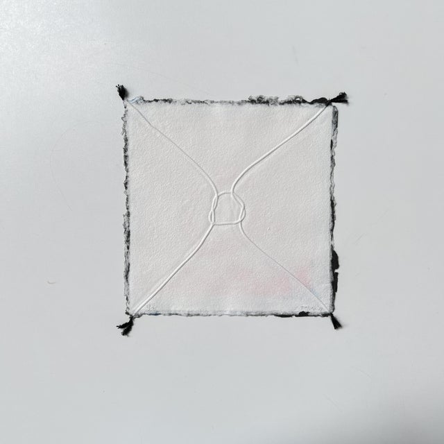 This work was produced in 1993 by Shinkichi Tajiri and combines terragravure with an applied rope element. The...