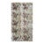 1970s Vintage Turkish Oushak Handmade Wool Cotton Brown Floral Area Rug For Sale