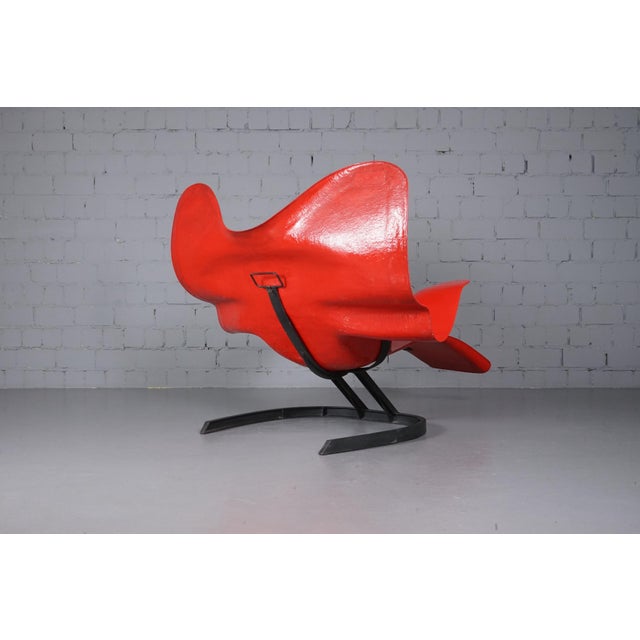 Red Elephant Chair by Bernard Rancillac For Sale - Image 5 of 18