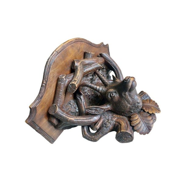 1900 - 1909 Antique Black Forest Console Table, 1900 For Sale - Image 5 of 12