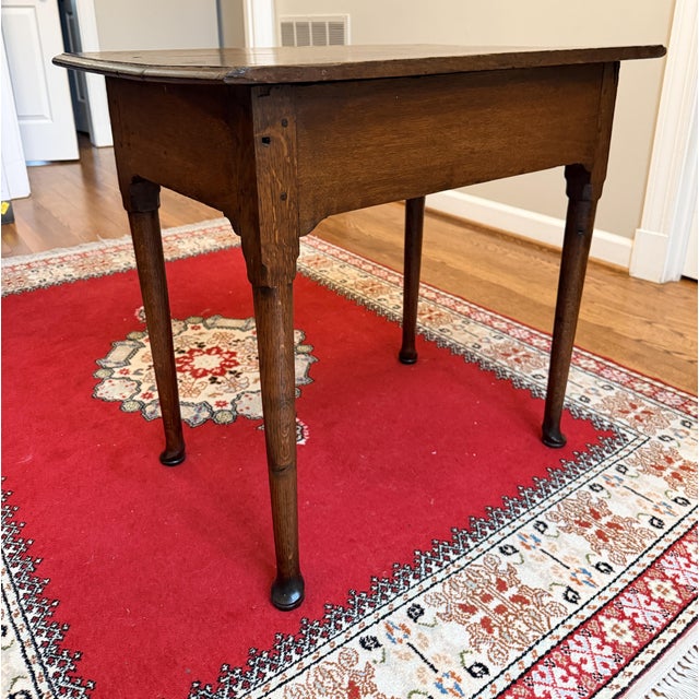18th Century Georgian Oak Side Table For Sale In Washington DC - Image 6 of 11