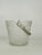Mid 20th Century Mid 20th Century Glass Faux Wood Ice Bucket For Sale - Image 5 of 10