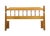 Late 20th Century High End Vintage Solid Hard Rock Maple Colonial Early American Queen Size Scroll Spindle Headboard For Sale - Image 5 of 5