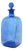 Mid 20th Century Blenko Sapphire Williamsburg Reproduction Stoppered Bottle Cw 13 For Sale