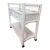 Lexington Bar Cart With 2 Drawers and Castors For Sale