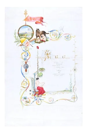 Repubblica Romana - Original China Ink and Watercolor - 1879 1879