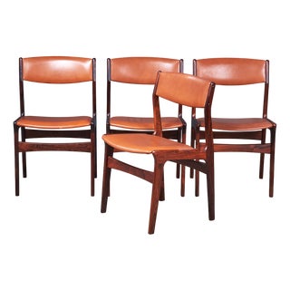 Rosewood Dining Chairs by Nova, Denmark, 1960s, Set of 4 For Sale