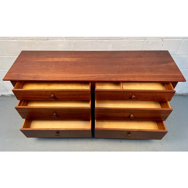 Mid 20th Century Modern Cherry Dresser by Ethan Allen For Sale - Image 9 of 14
