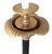 Stunning pair of 19th century black marble and brass French Empire candle stands. Excellent condition free of chips,...