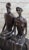 Mid 20th Century King and Queen by Henry Moore Abstract Surreal Man & Woman on Bench Statue Sculpture 12" x 9" For Sale - Image 9 of 10