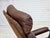 Danish Swivel Armchair in Brown Furniture Leather from Georg Thams, 1970s For Sale - Image 6 of 18