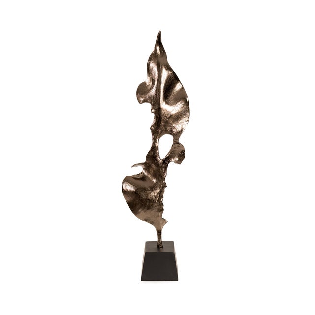 Kenneth Ludwig Chicago Elemental Leaf Sculpture - Small For Sale - Image 4 of 11