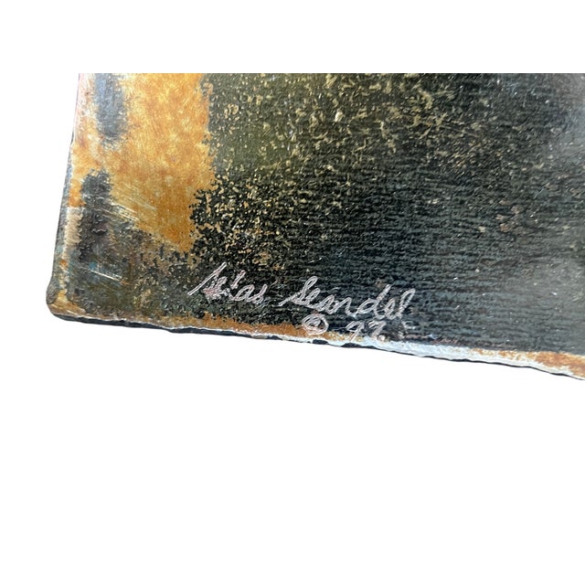 Signed Silas Seandel Abstract Mixed-Metal Ribbon Sculpture For Sale - Image 14 of 15