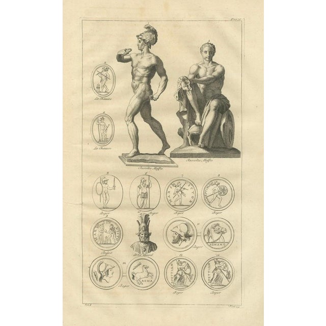 Montfaucon, Antique Roman Mythology Scene, 1721, Engraving For Sale - Image 3 of 8