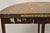 Brown Antique Dutch Marquetry Inlay Flip Top Demilune Round Console Game Table For Sale - Image 8 of 12