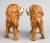Staffordshire Style Standing Lions, Pair, Circa 1880 For Sale - Image 4 of 6