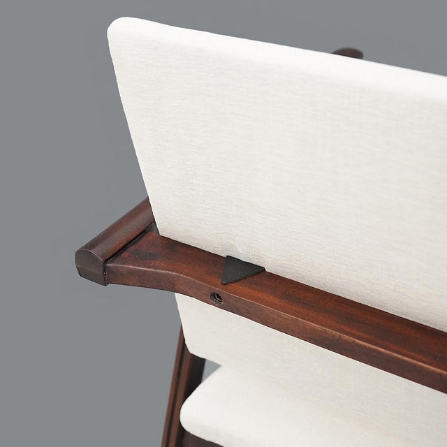 Vintage Lounge Chairs with Wooden Armrests, 1950s, Set of 2 For Sale - Image 13 of 15