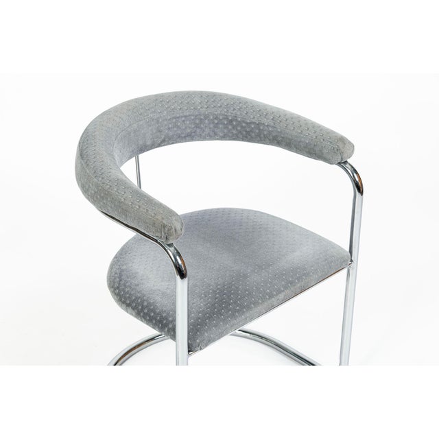 Set of 6 Mid-Century Modern Ss33 Chrome Dining Chairs by Anton Lorenz for Thonet, 1970s For Sale - Image 14 of 18