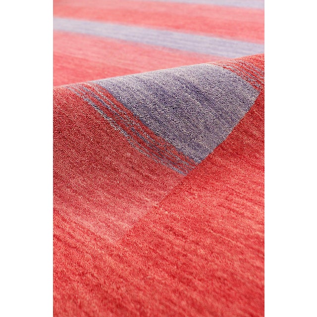 Modern Pasargad Home Gramercy Red Area Rug, 8' 9'' X 11' 9'' For Sale - Image 3 of 6