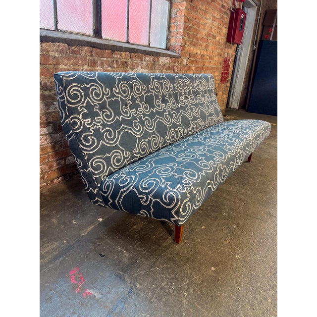 Wood Mid 20th Century Model 250 Armless Sofa Attributed to Jen Risom For Sale - Image 7 of 8