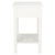 White Whitney 1 Drawer Accent Table in White For Sale - Image 8 of 9